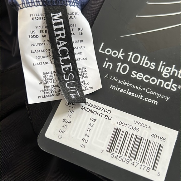 Miraclesuit Illusionist Ursula Underwire Tankini Top, DD Cup - Picture 12 of 16